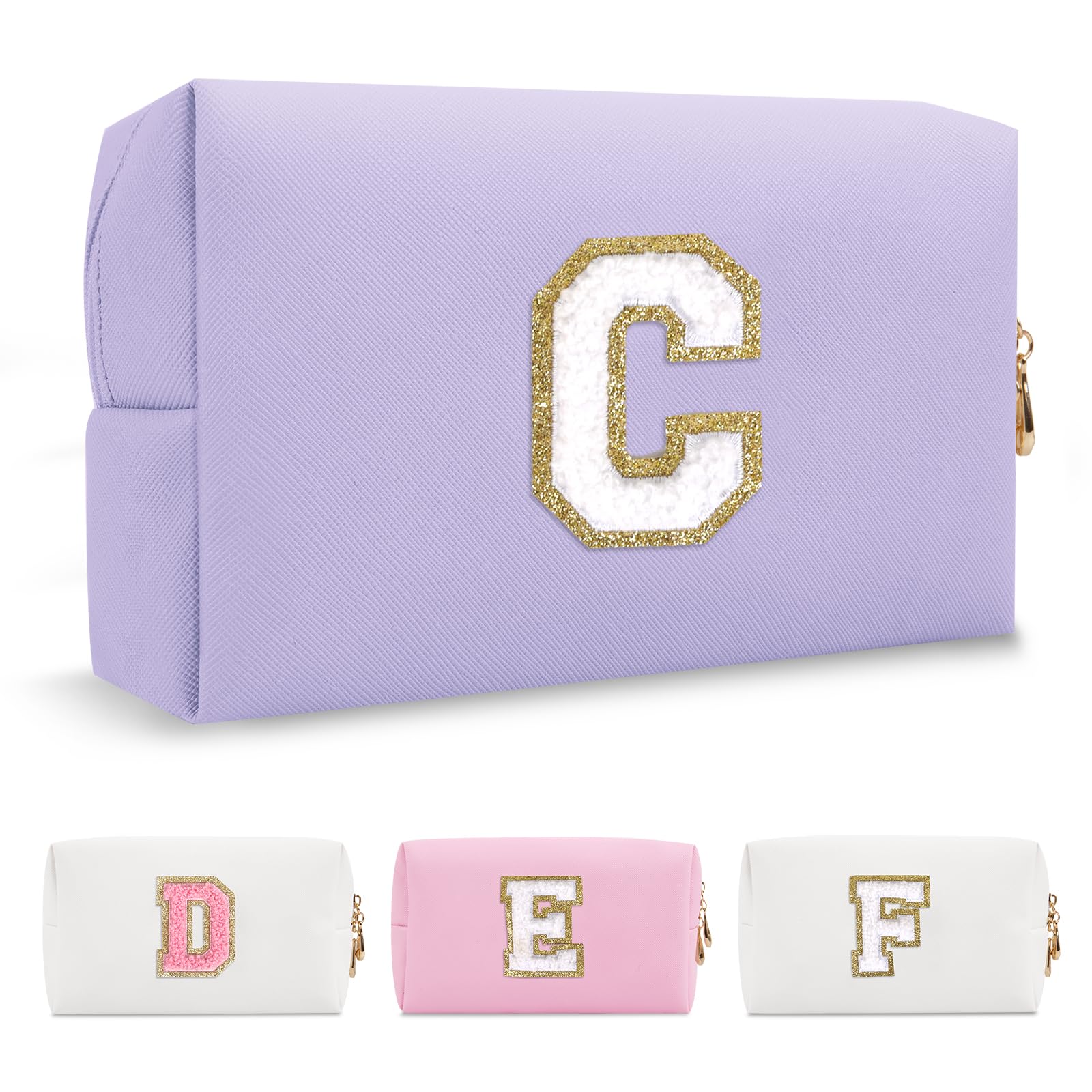 Chaogreat neceser personalizado con iniciales A-Z, ideal para viajar