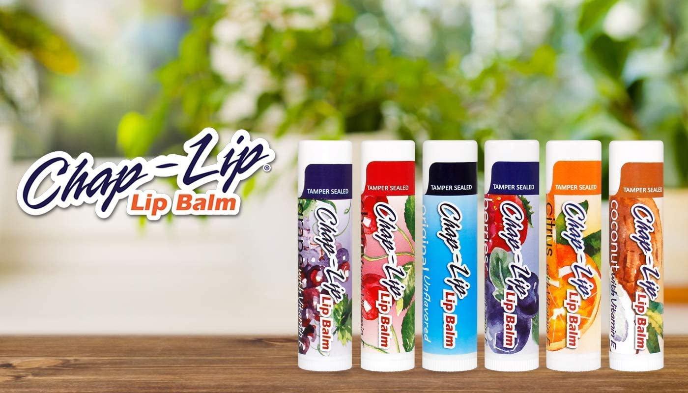 Chap-Lip Lip Balm sabor coco, aceite natural para mayor hidratación