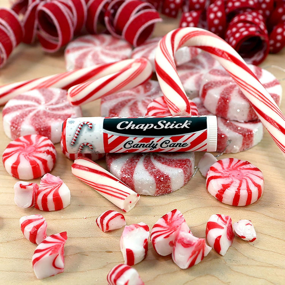 ChapStick Candy Cane aplicación suave para uso diario.