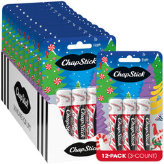 ChapStick bálsamo labial Bastón de caramelo, empaque práctico para llevar.