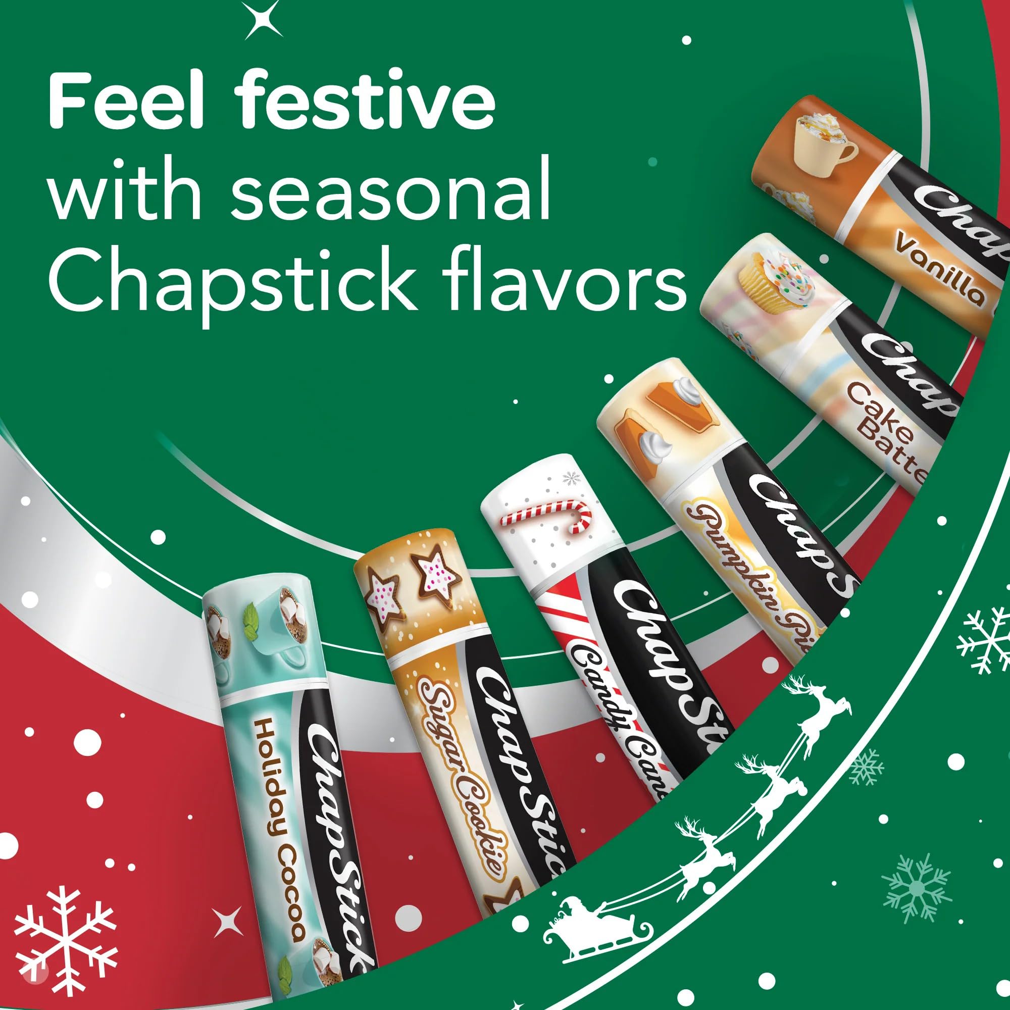 ChapStick bálsamo labial Bastón de caramelo, estuches de doce para regalo.