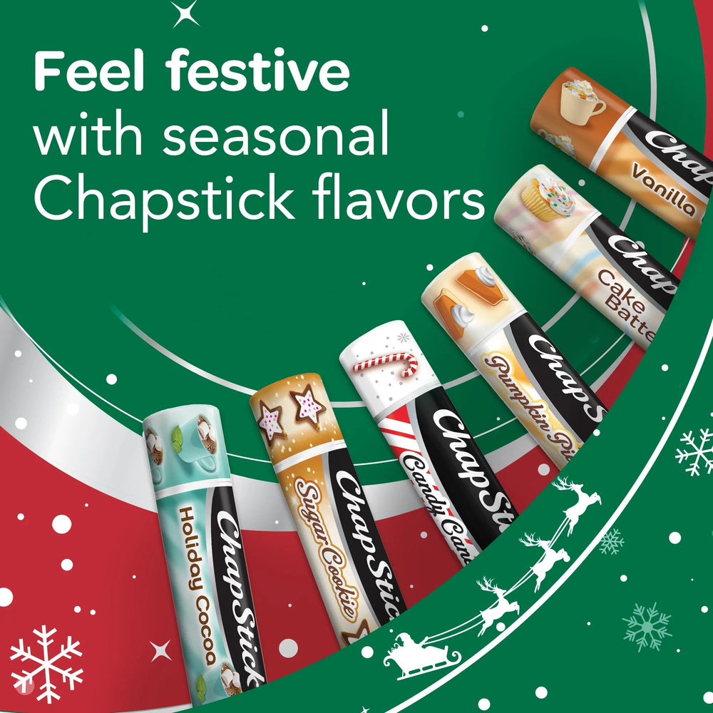 ChapStick bálsamo labial Bastón de caramelo, estuches de doce para regalo.