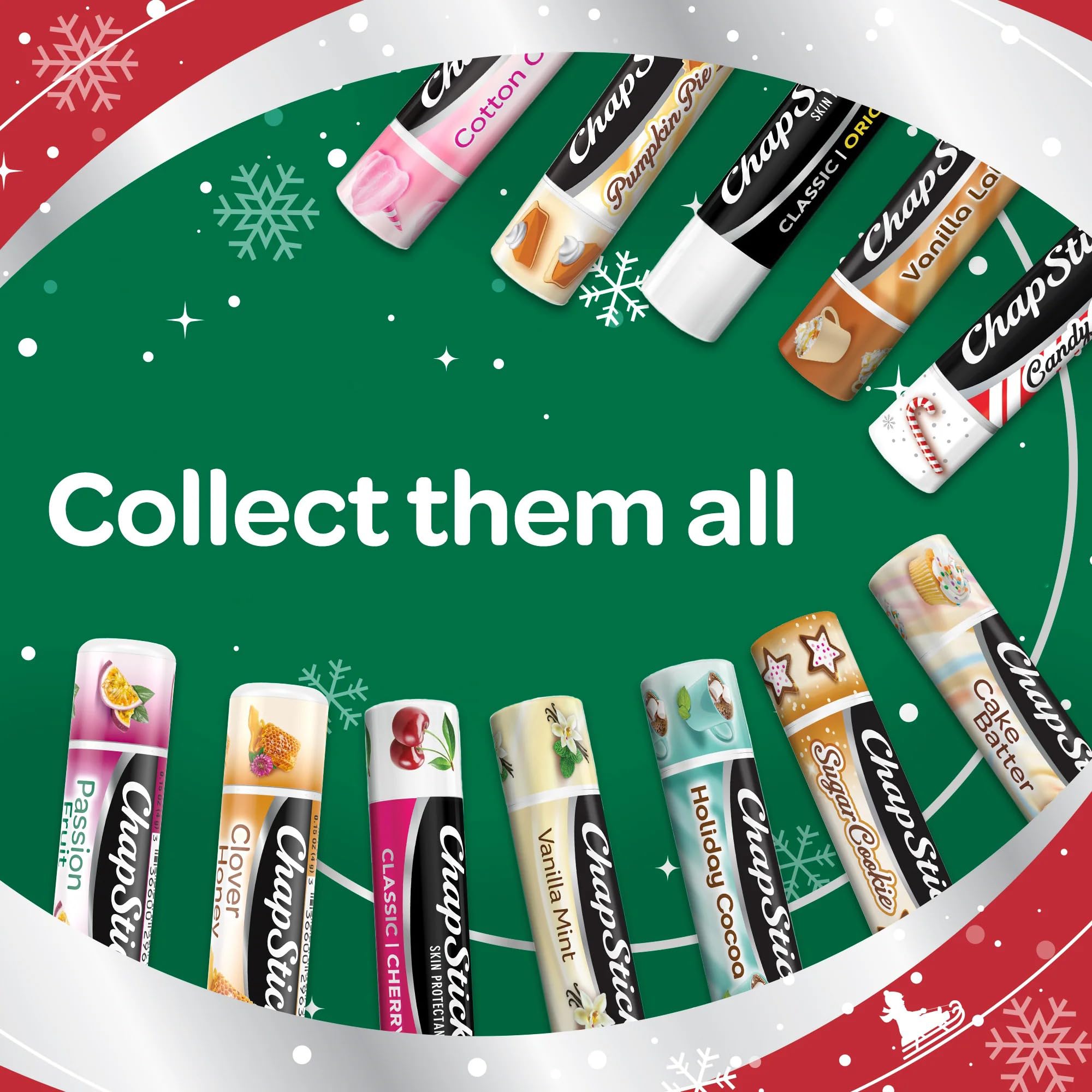 ChapStick bálsamo labial Bastón de caramelo, libre de parabenos y crueldad animal.