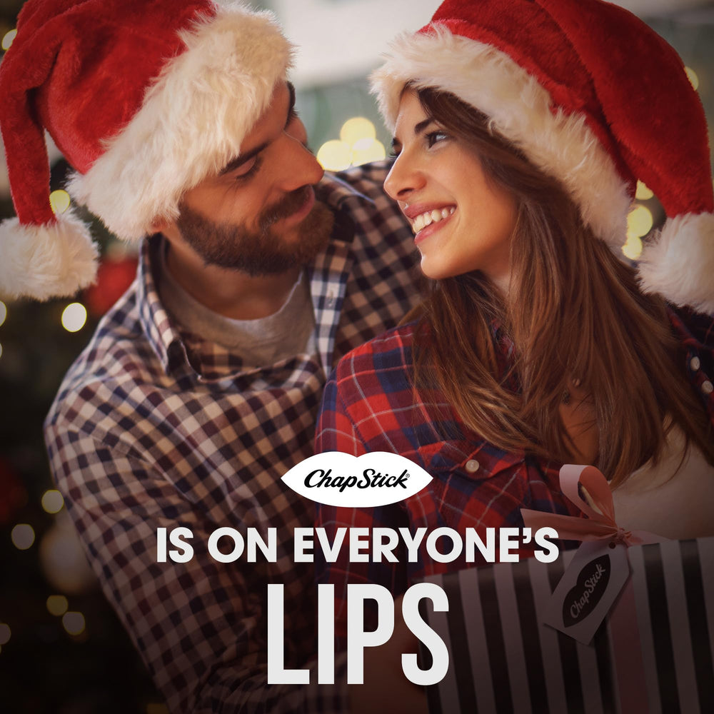 ChapStick bálsamo labial Bastón de caramelo, idea de regalo navideño.