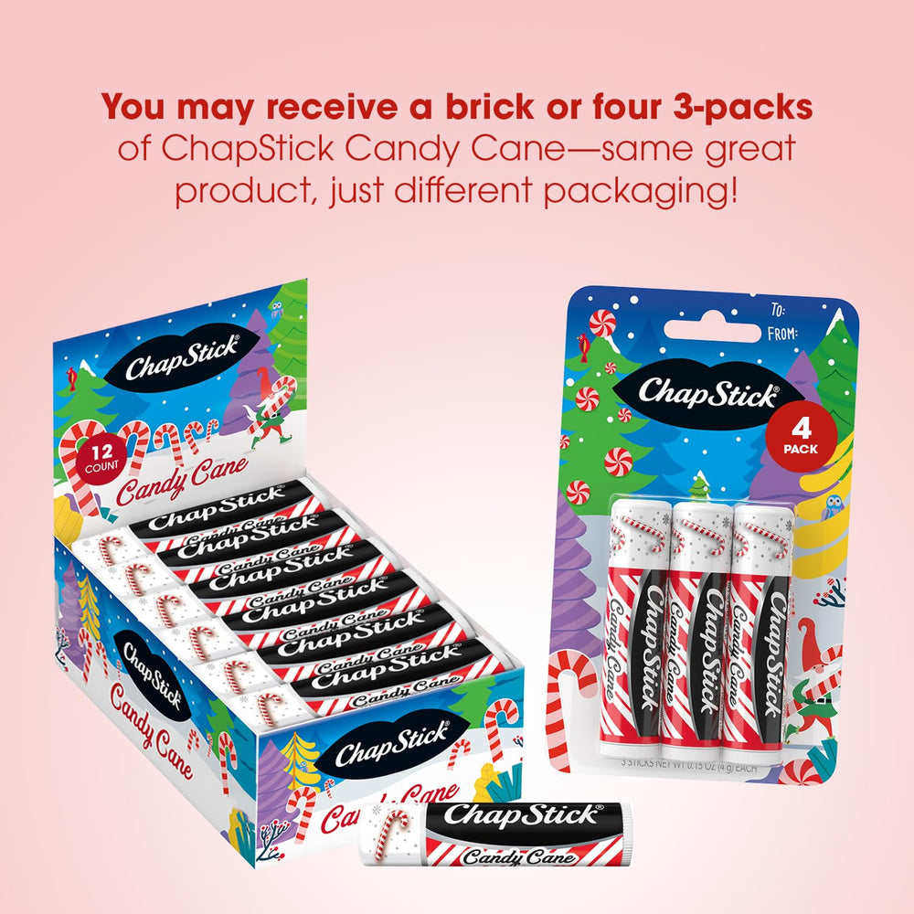 ChapStick sabor Bastón de Menta, pack de 12