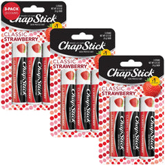 ChapStick Clásico Fresa: balsamo labial, hidratación suave.