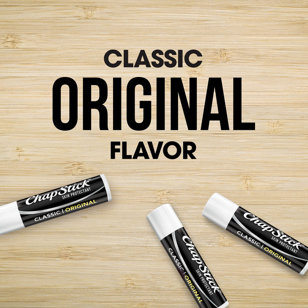 Envase compacto ChapStick Classic Original ideal para llevar en la cartera.