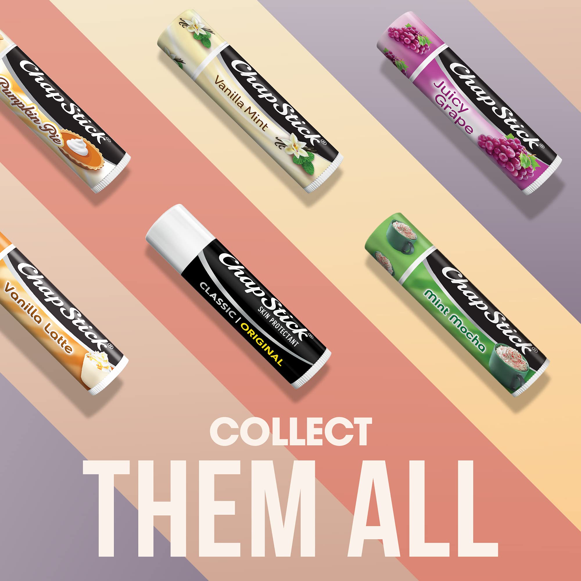 Uso diario con ChapStick Classic Original para labios lisos.