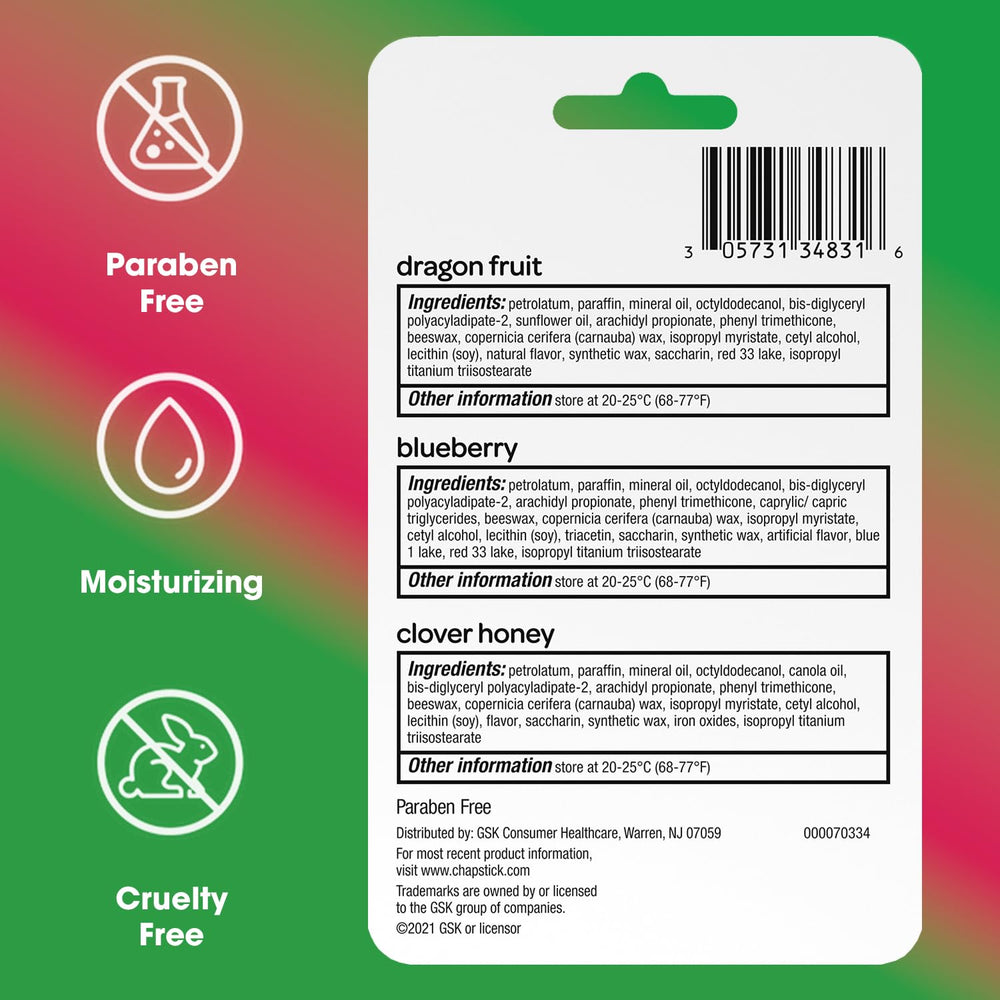 ChapStick Miel de Trébol – empaque compacto para llevar