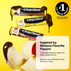 ChapStick Minions Banana-Nana, bálsamo suave para hidratar labios