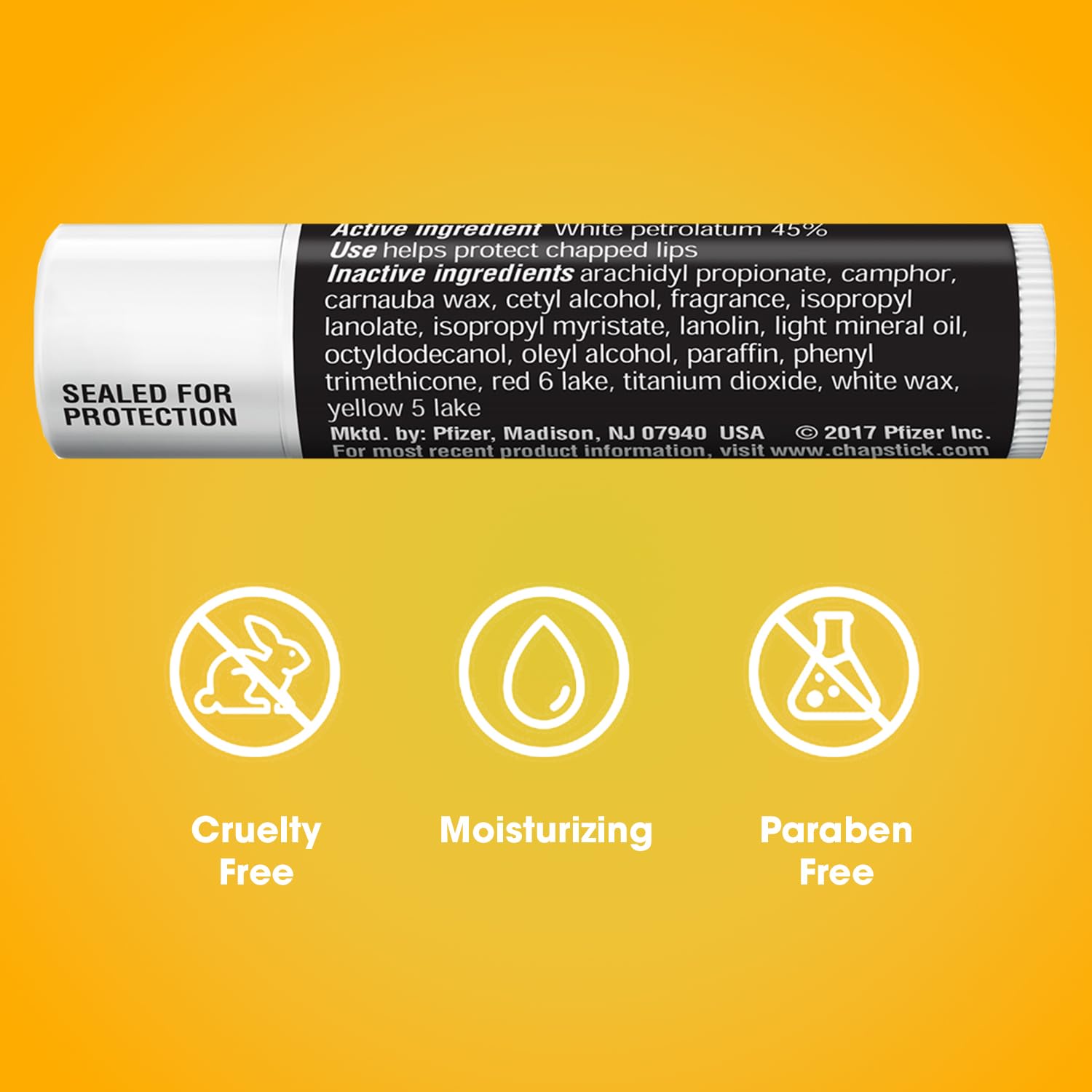 ChapStick Original, conservar y usar continuamente durante más tiempo.