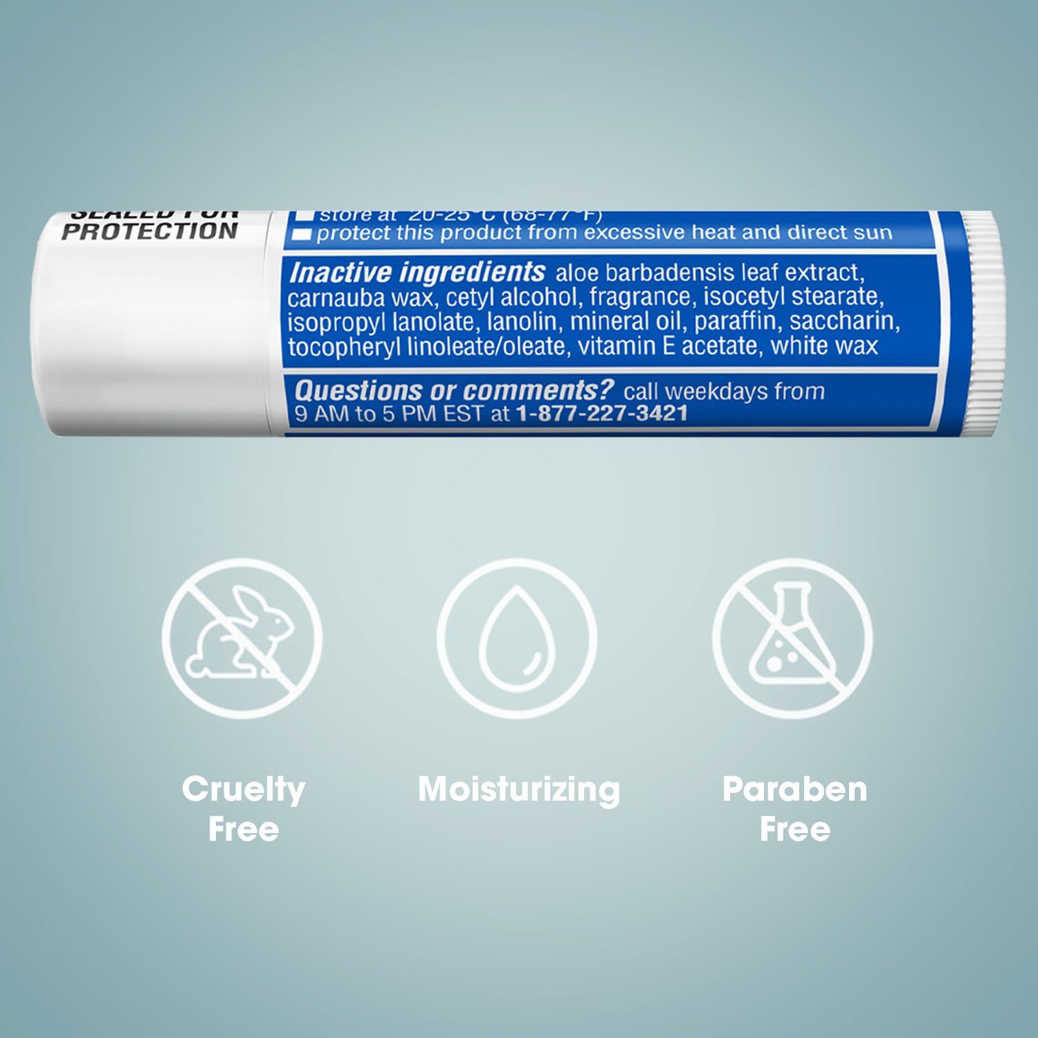 ChapStick Original Moisturizer 0.15 oz tube fits pockets and purses.