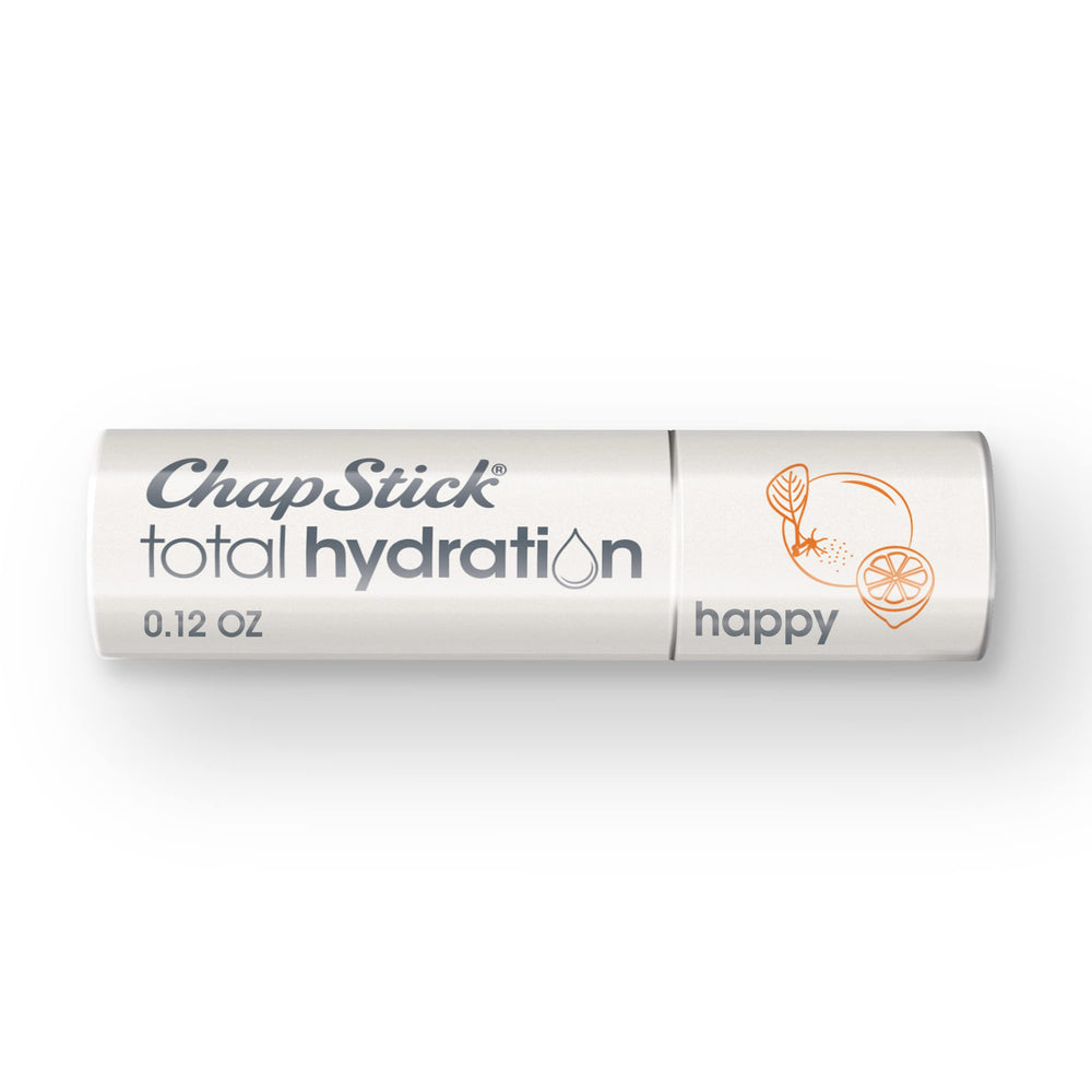 ChapStick Total Hydration balsamo labial naranja y limón, hidrata y suaviza los labios