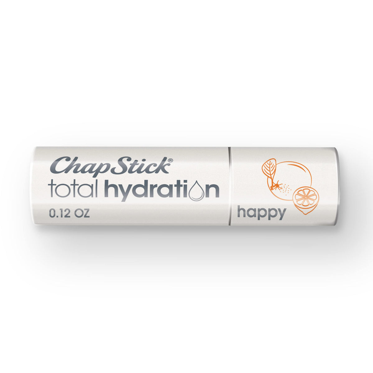 ChapStick Total Hydration balsamo labial naranja y limón, hidrata y suaviza los labios