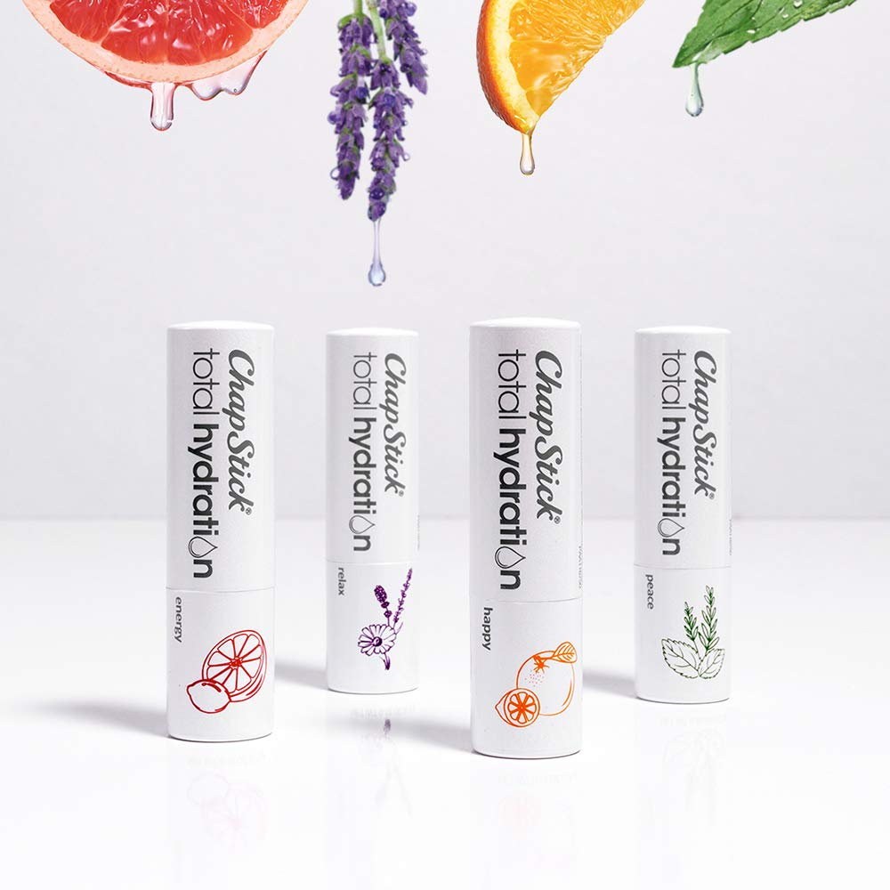 Aroma de menta y romero en ChapStick Total Hydration Peace