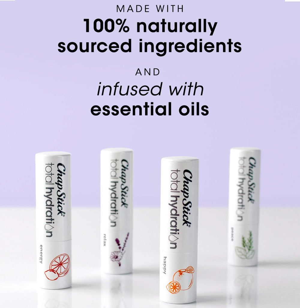 Tamaño práctico de ChapStick Total Hydration Peace de 0,12 onzas enlabial