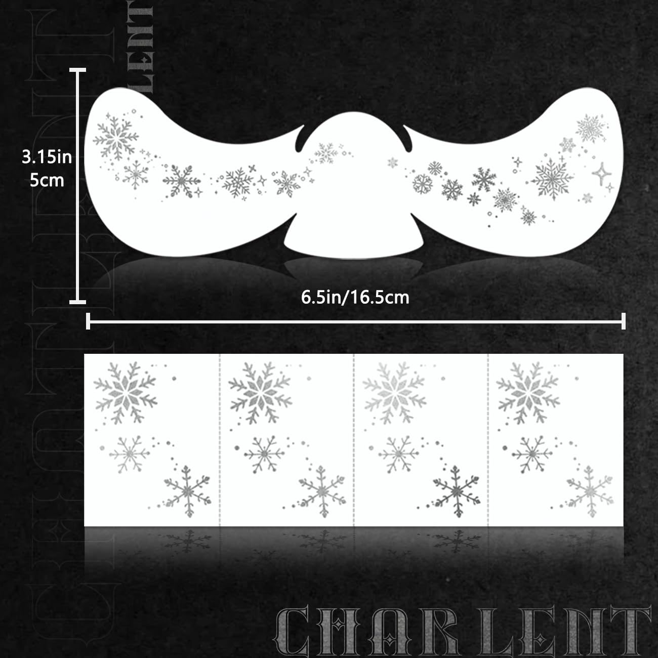 Efecto brillo CHARLENT que realza looks navideños.