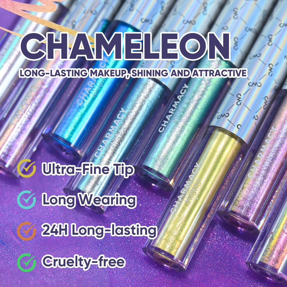 CHARMACY Chameleon Eyeliner vegan-skin-safe formula for sensitive skin.