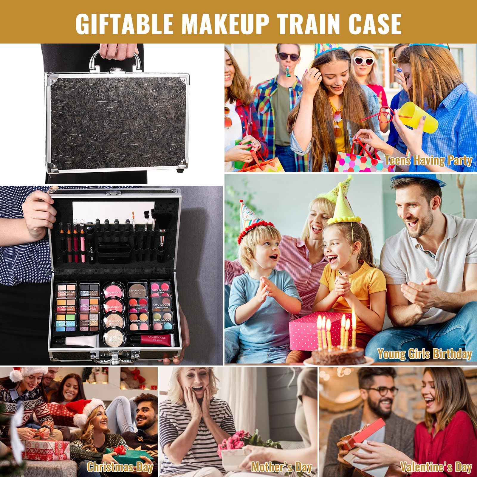 CHARMCODE brochas y aplicadores para un maquillaje preciso y cómodo.
