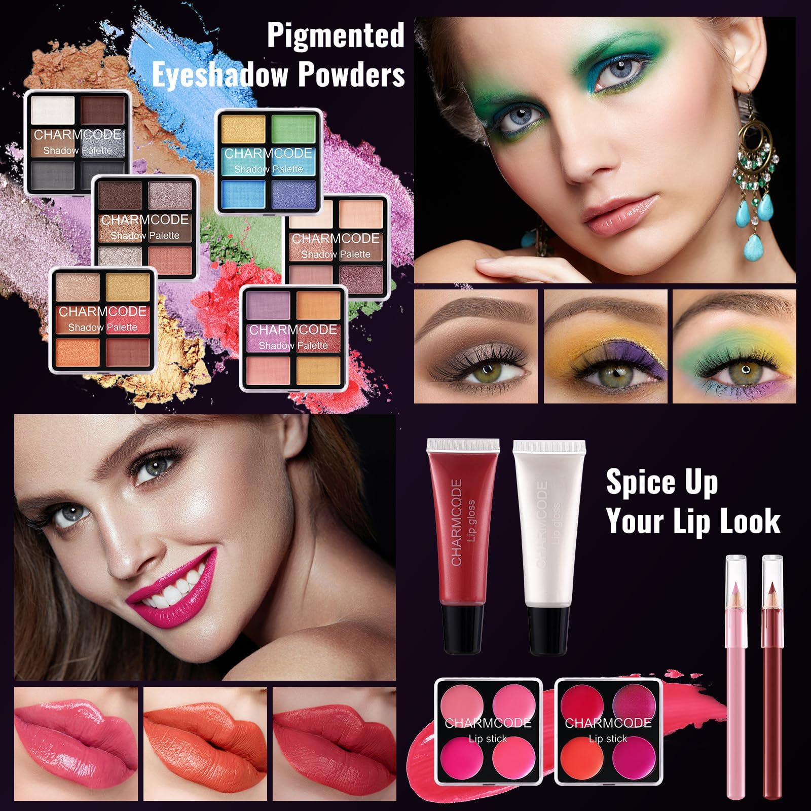 CHARMCODE delineadores lápices para definir ojos y crear delineados nítidos.