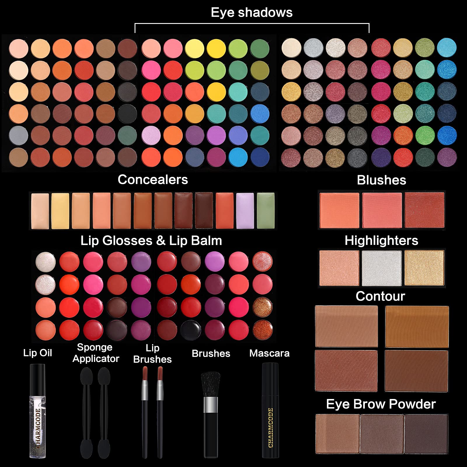 CHARMCODE sombras mate y brillos para profundidad sin esfuerzo
