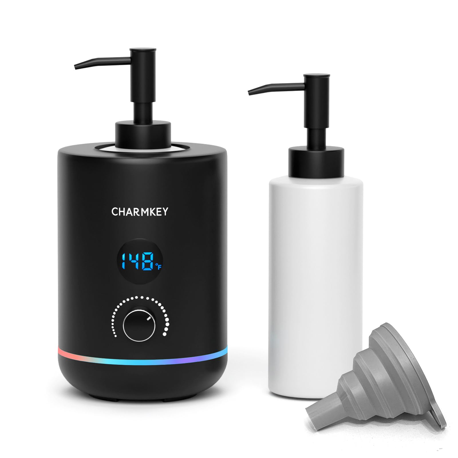 Charmkey calentador de aceites para masaje, mejora la fluidez de los productos.