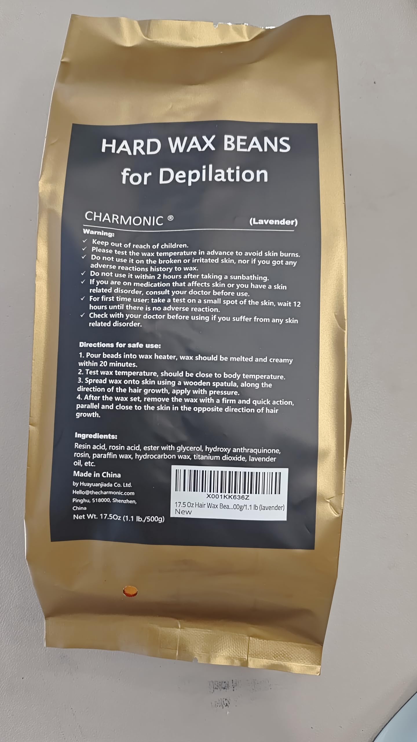 Ingredientes naturales certificados para una depilación más segura.