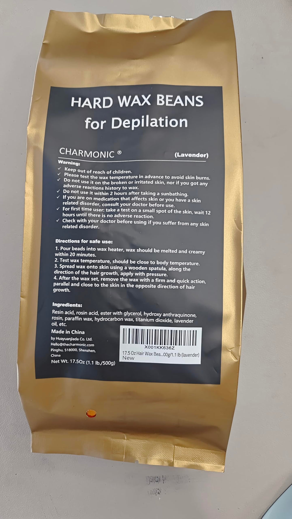 Ingredientes naturales certificados para una depilación más segura.