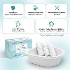 Charmyth Pedi Guard Liner desechables y sanitarios, opción higiénica y rápida.