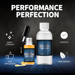 CHASPA Spirit Gum removedor facilita retirar adhesivo sin irritar.