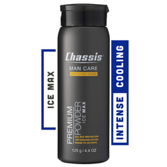 Chassis Ice Max polvo en frasco con protección contra olores para hombre