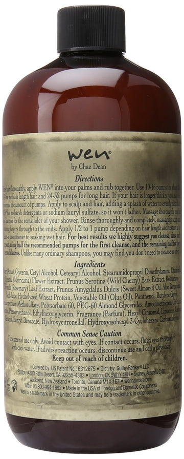 ChazDean Wen Cleansing Conditioner Sweet Almond Mint, aplicación en cabello, ayuda a hidratarlo.