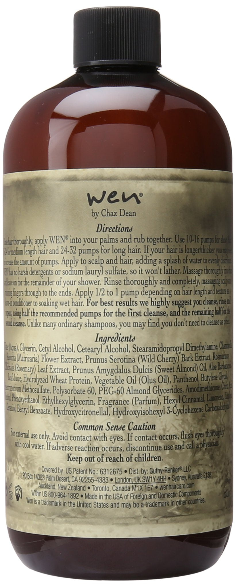 ChazDean Wen Cleansing Conditioner Sweet Almond Mint, aplicación en cabello, ayuda a hidratarlo.