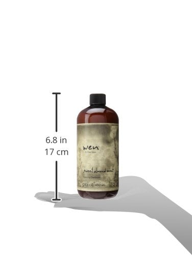 ChazDean Wen Cleansing Conditioner Sweet Almond Mint, textura cremosa, ideal para un lavado suave.