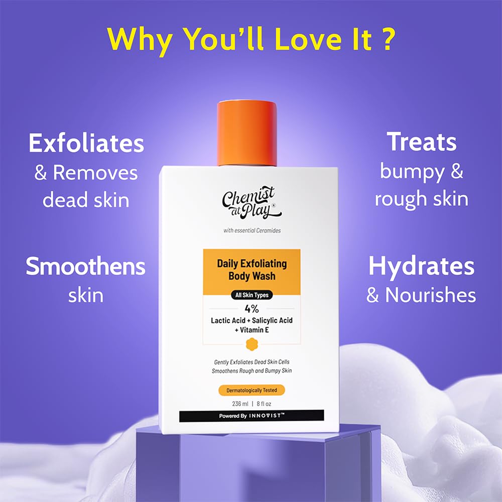 Chemist at Play gel exfoliante, aplicación suave en manos para exfoliar