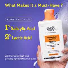 Espuma suave al ducharte con Chemist at Play Gel exfoliante