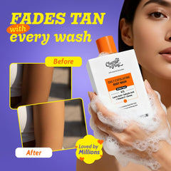 Chemist at Play gel exfoliante, textura cremosa que suaviza la piel al ducharte