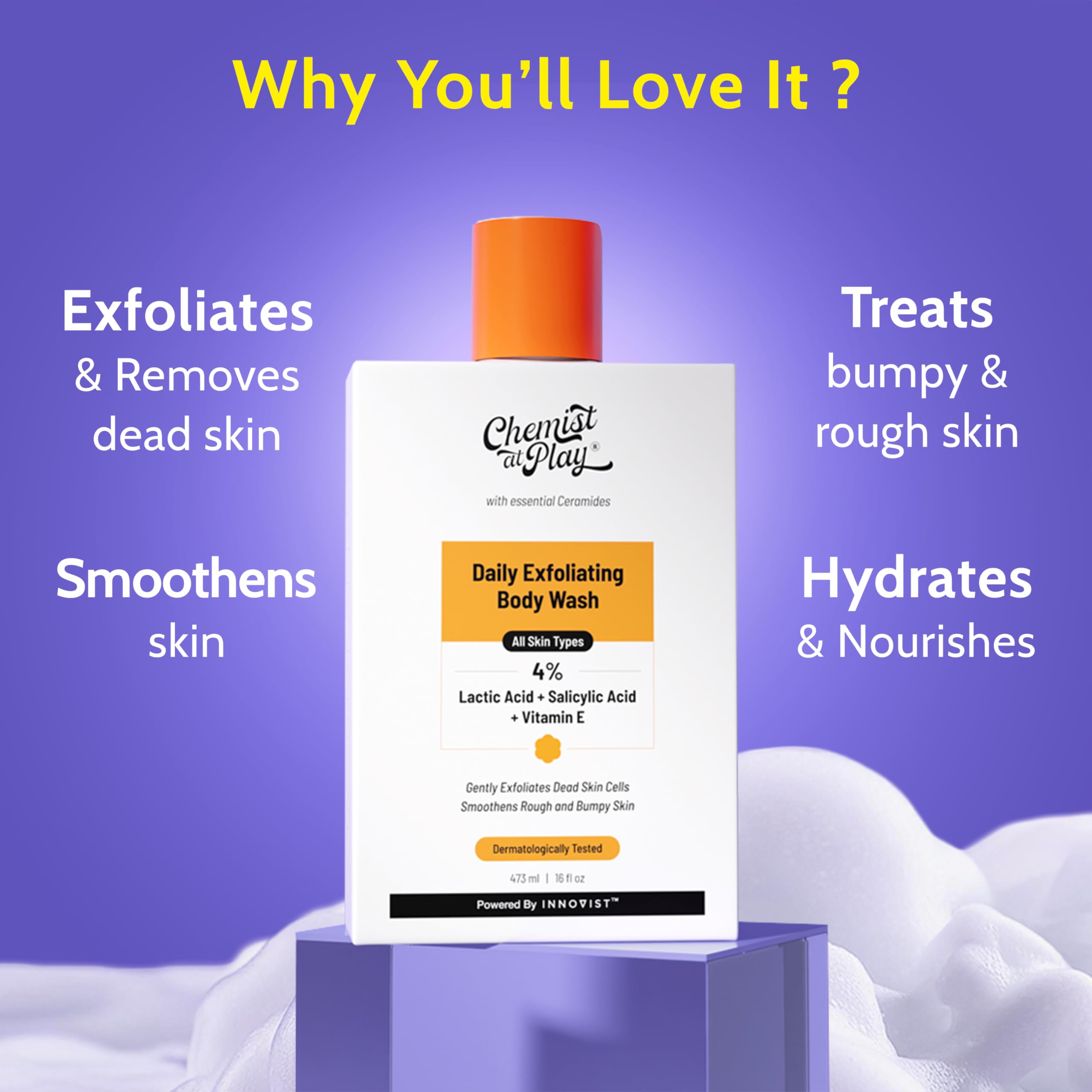 Gránulos exfoliantes finos para renovar la piel