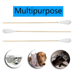 Hisopos Chenchenchen grandes para orejas de perros y gatos, limpieza suave