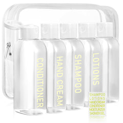 CHEODIN set de botellas de viaje para líquidos, fácil transporte y organización