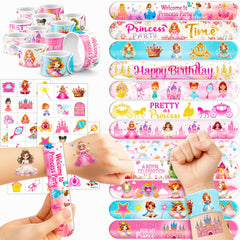 Cherisnowy pulseras princesa 72 pzs, pulseras brillantes para fiestas
