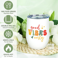CHESACE taza térmica para mantener bebidas calientes durante el día.