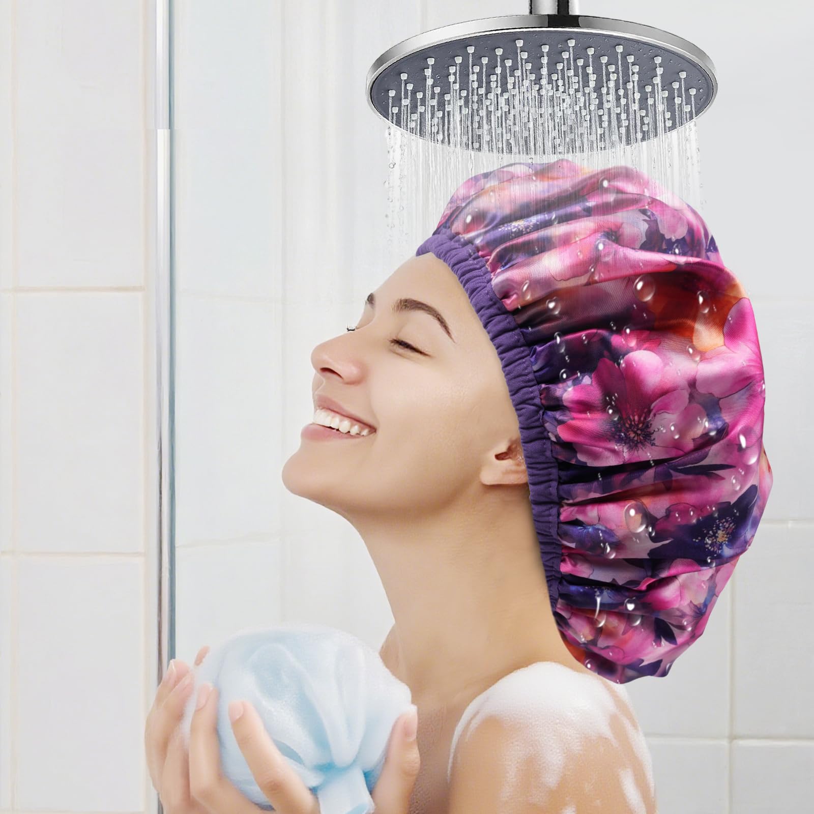 Interior de microfibra absorbente CHFONG para secar el cabello rápidamente