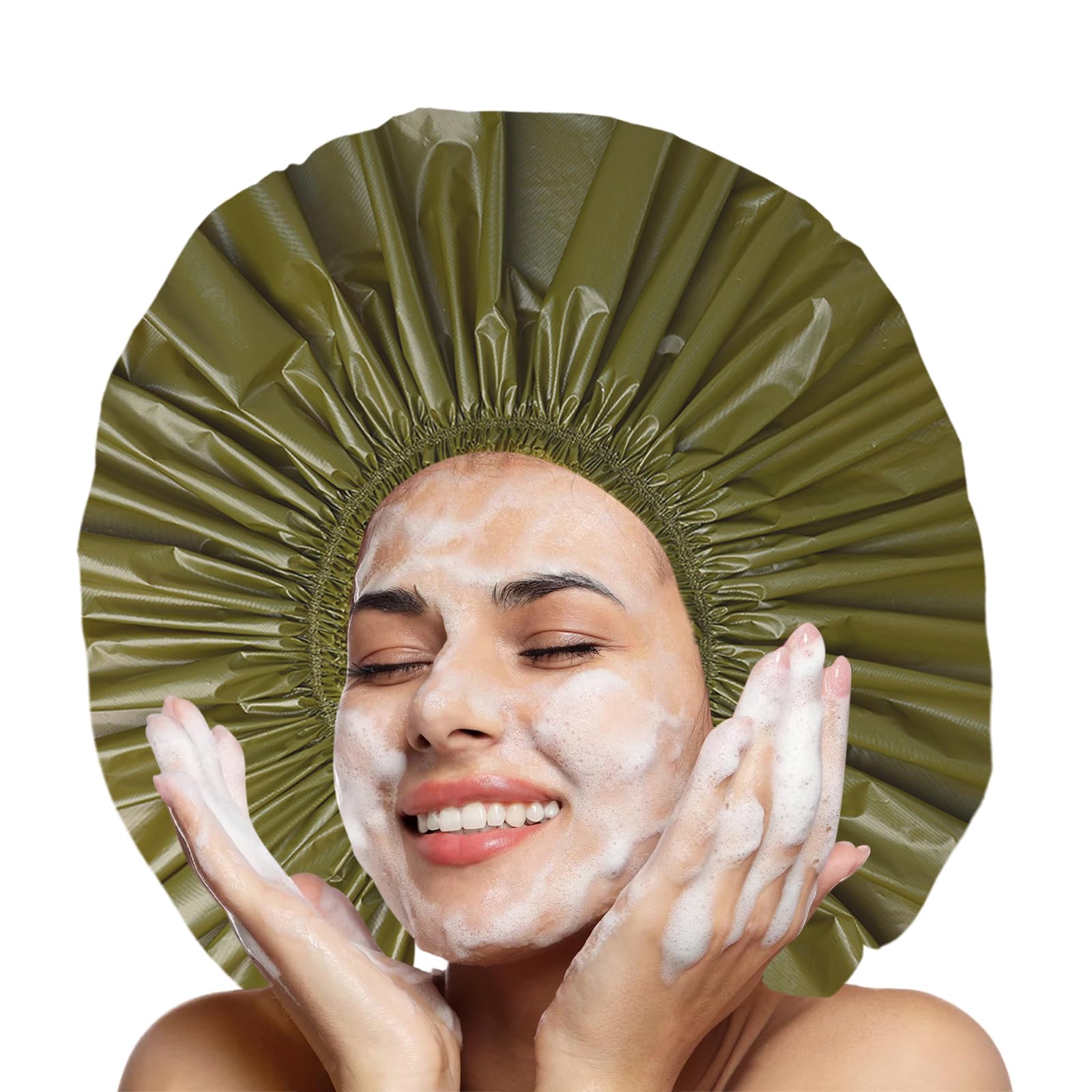 Gorro CHFONG con elastico resistente ofrece ajuste cómodo al cabello grueso