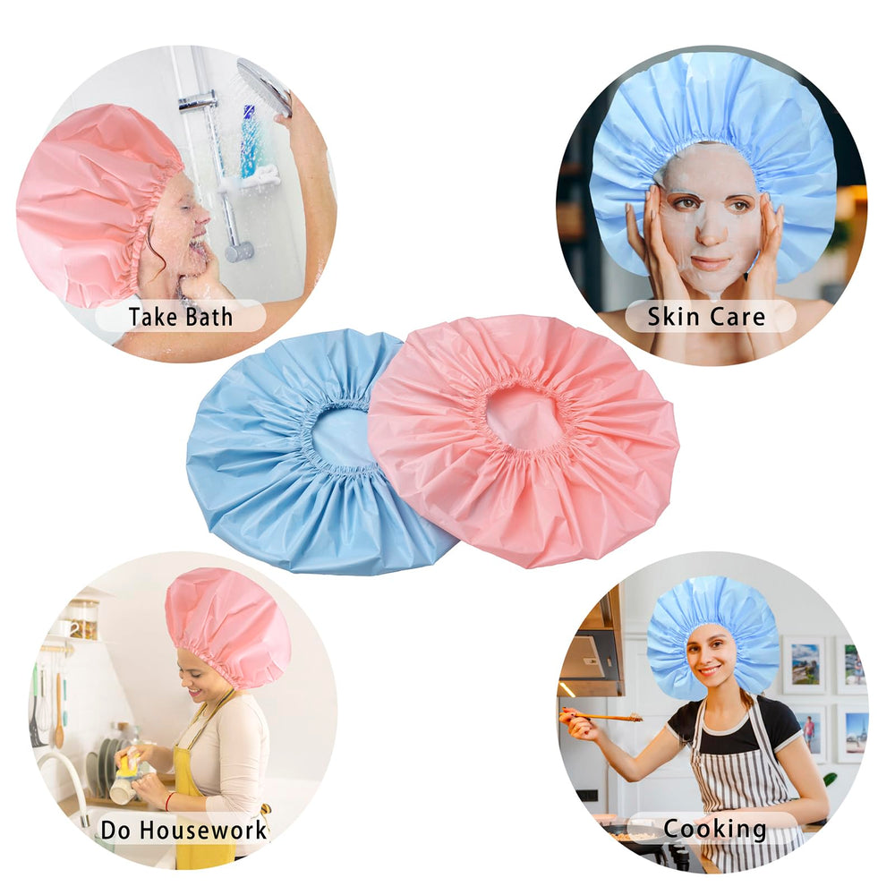 CHFONG Gorro de ducha jumbo uso diario en casa y spa.