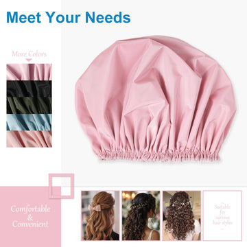 Gorro CHFONG para cabello largo y trenzado, uso diario.