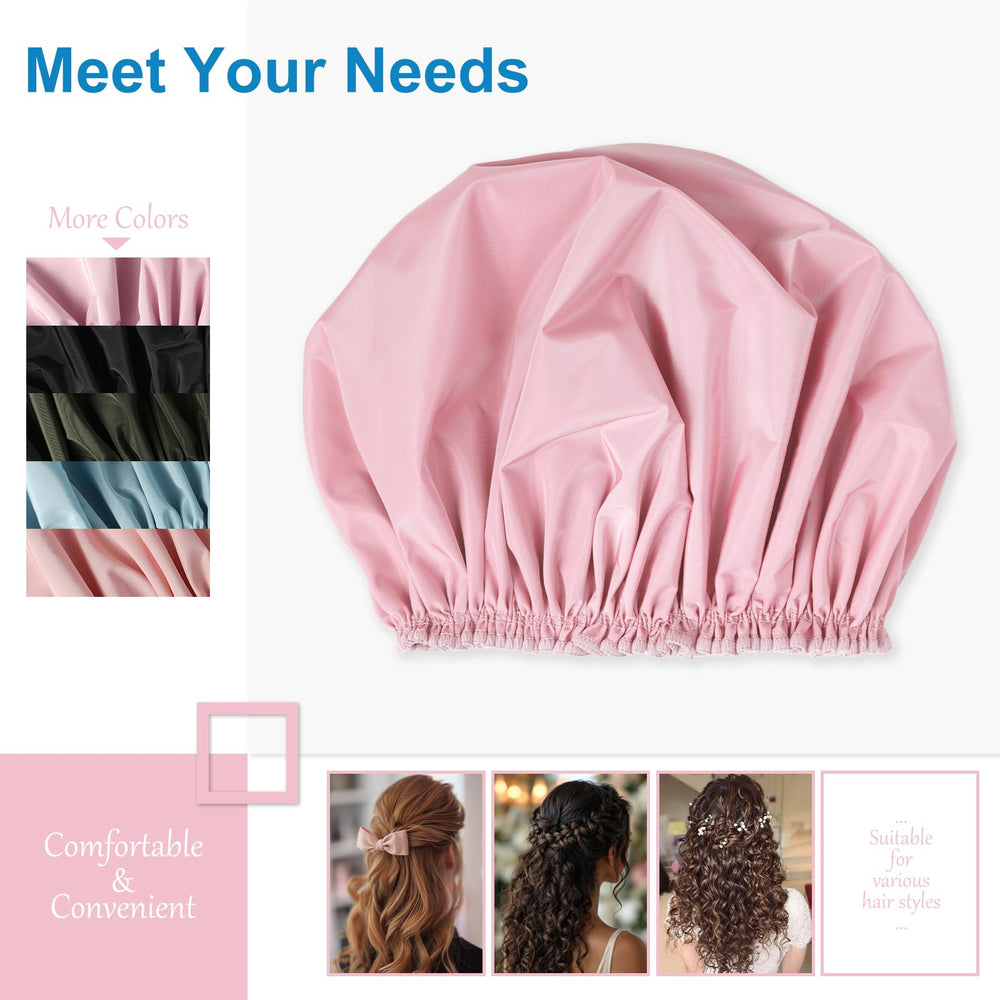Gorro CHFONG para cabello largo y trenzado, uso diario.