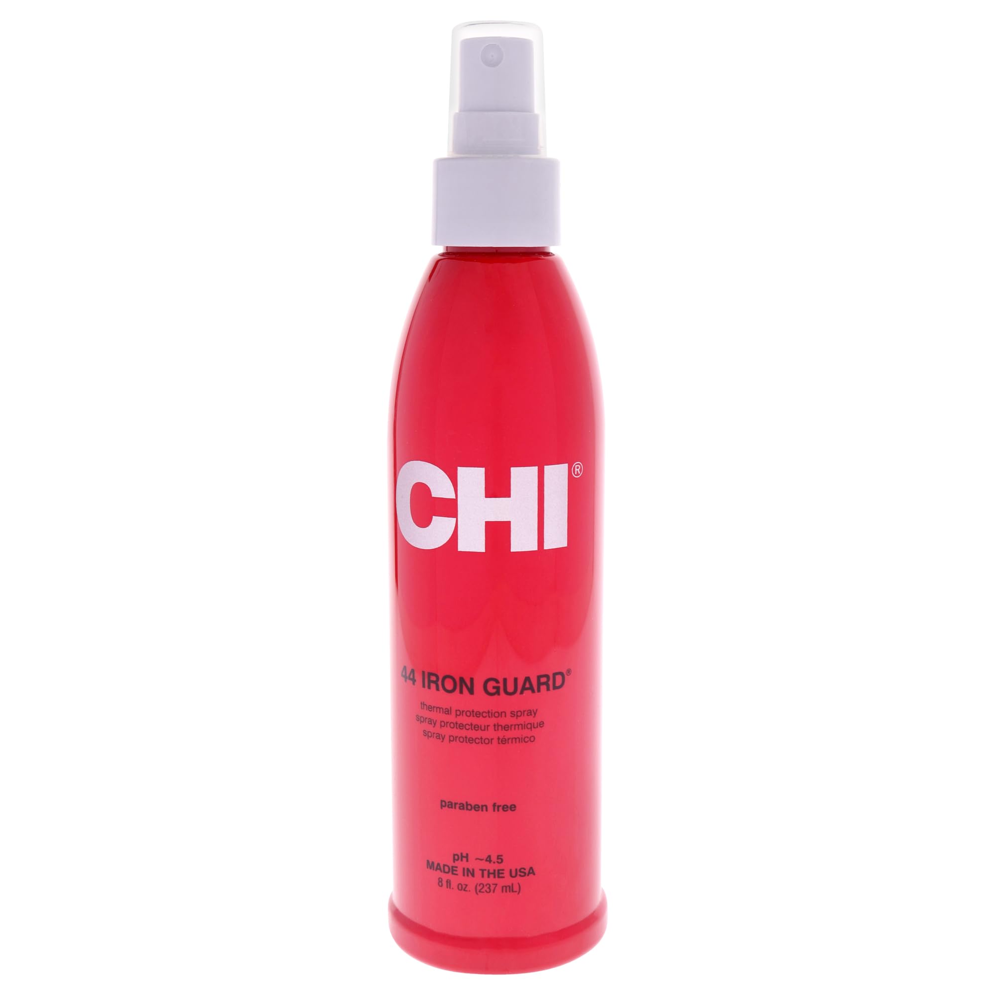 CHI 44 Iron Guard thermal spray bottle mist protects hair from heat damage and adds shine
