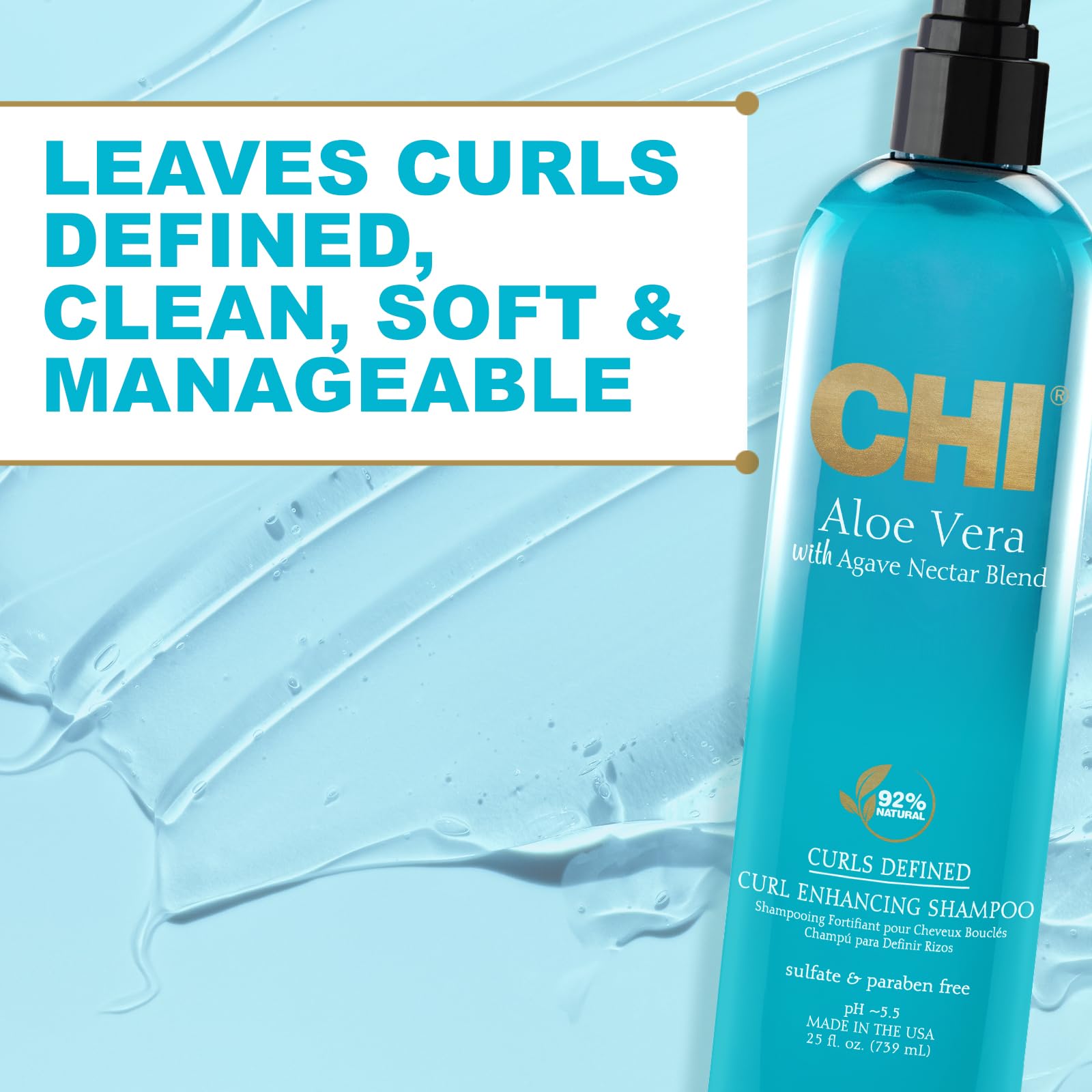 Presentación CHI Aloe Vera de 11,5 onzas para uso diario