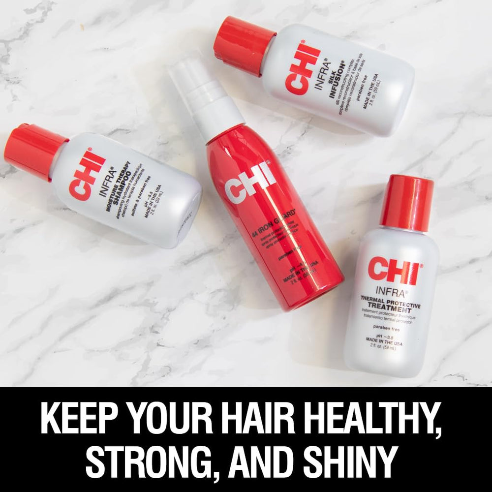 CHI Infra Treatment — flacon renforçant les cheveux et leur élasticité.